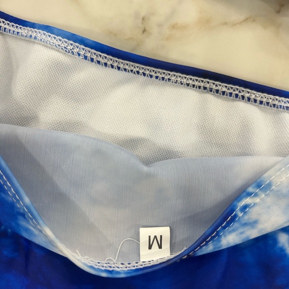 Blue Tie-Dye Bikini Set - Picture 3 of 3